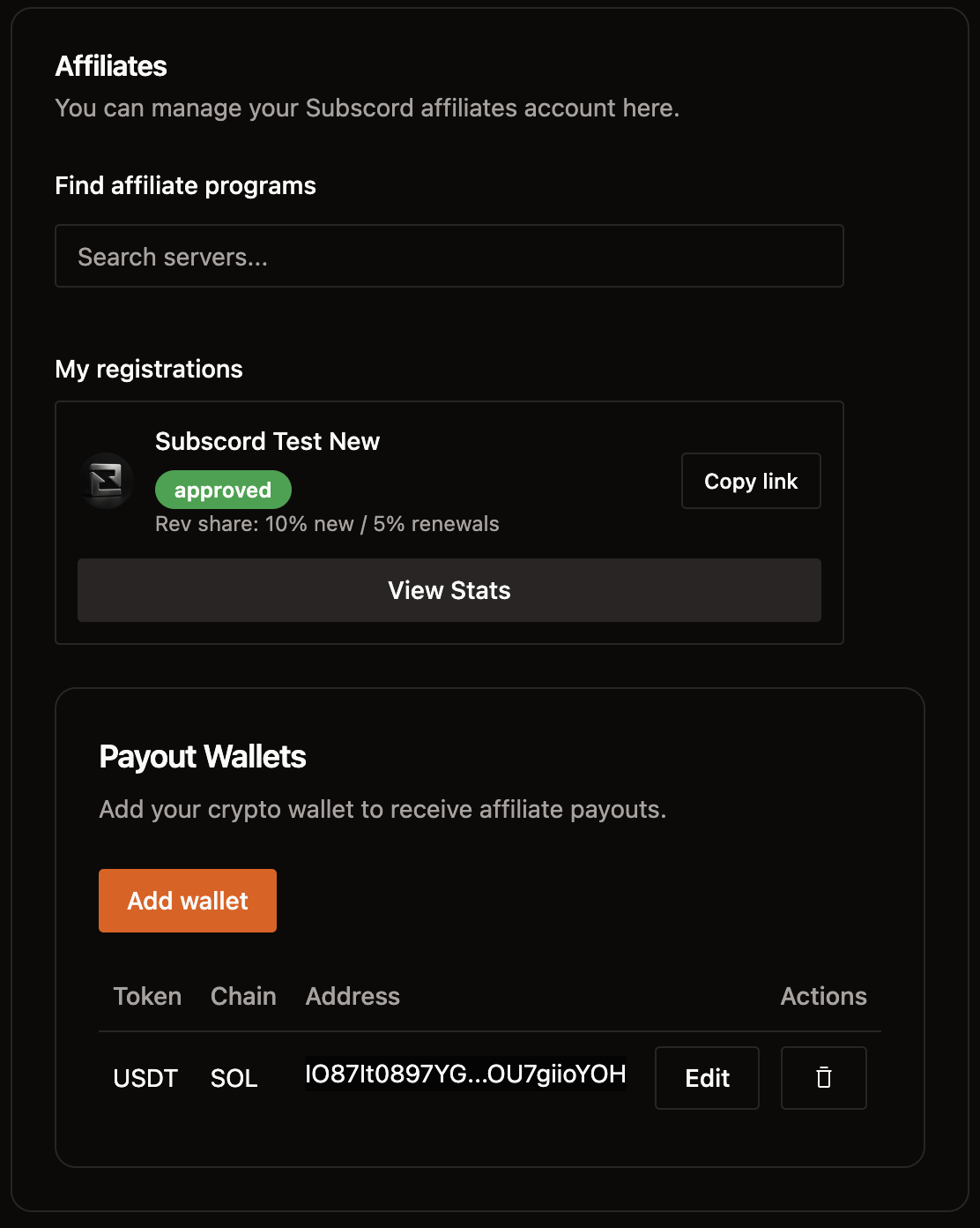 Affiliate Getting Started
